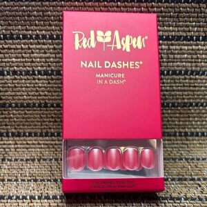 Red Aspen Nail Dashes - Rebecca’s Red Carnations